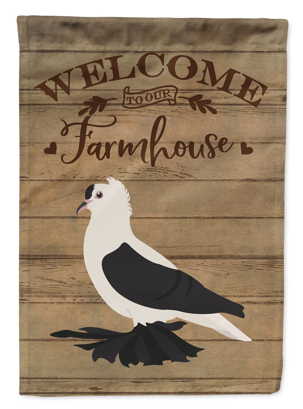Saxon Fairy Swallow Pigeon Welcome House Flag 28x40 Porch Sleeve Pole Decorative Outside Yard Banner Artwork Wall Hanging, Polyester