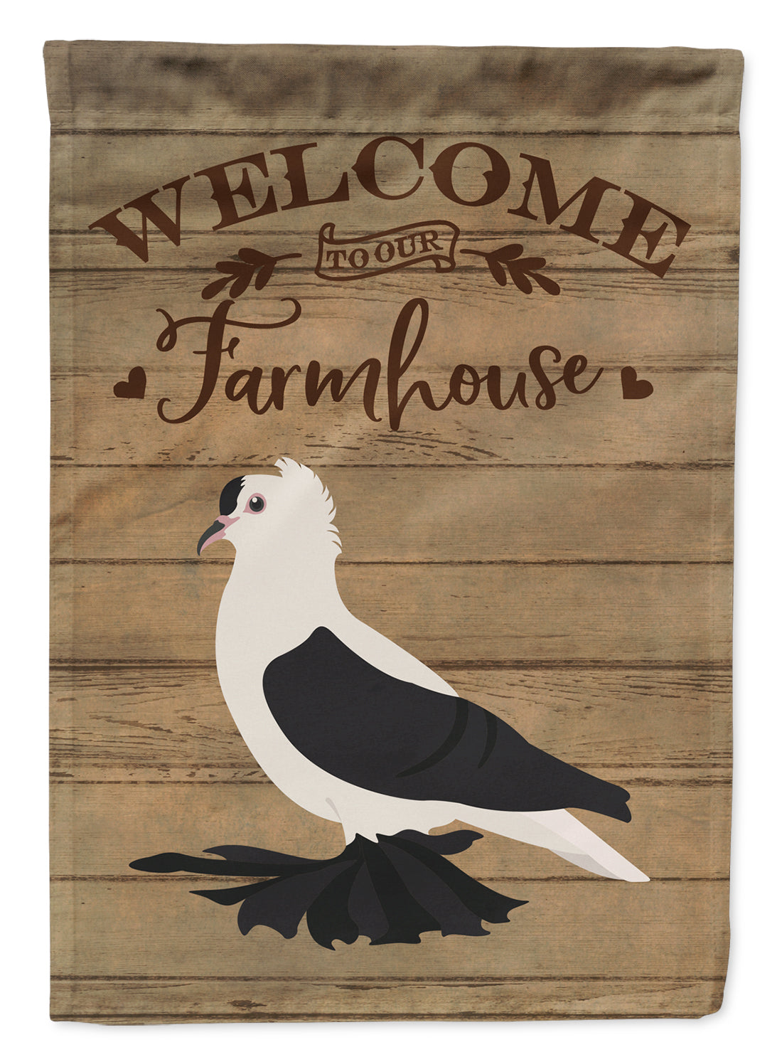 Saxon Fairy Swallow Pigeon Welcome House Flag 28x40 Porch Sleeve Pole Decorative Outside Yard Banner Artwork Wall Hanging, Polyester