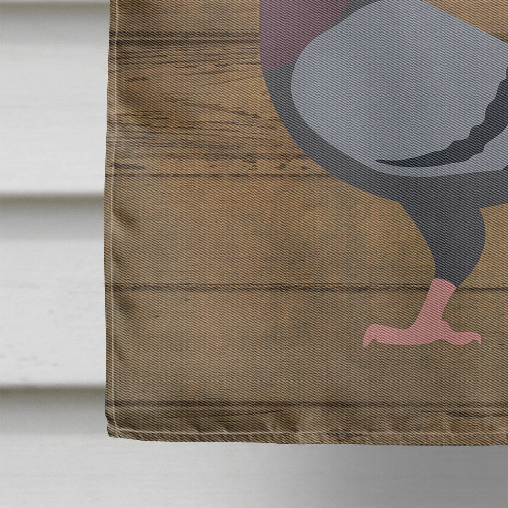 Racing Pigeon Welcome House Flag 28x40 Porch Sleeve Pole Decorative Outside Yard Banner Artwork Wall Hanging, Polyester