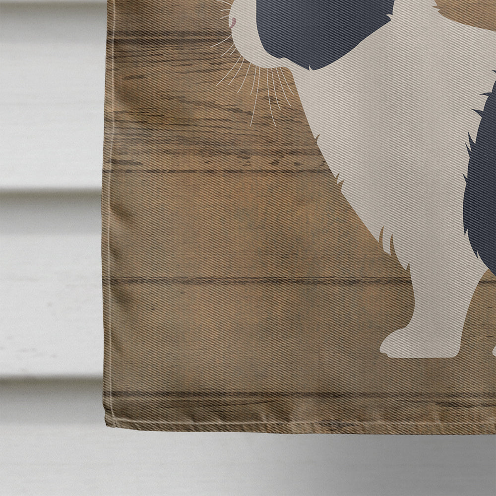 Dutch Rabbit Welcome House Flag 28x40 Porch Sleeve Pole Decorative Outside Yard Banner Artwork Wall Hanging, Polyester