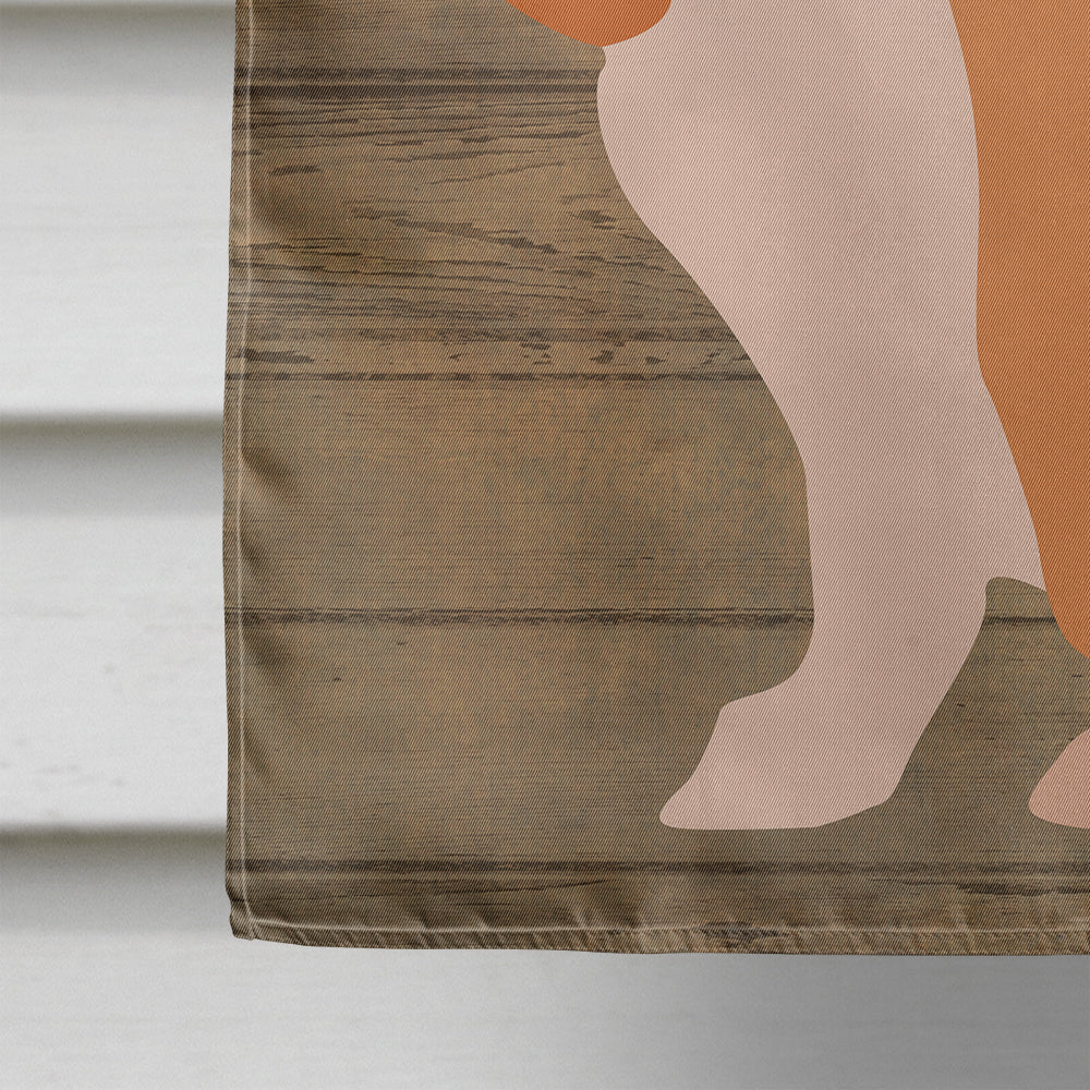 English Lop Rabbit Welcome House Flag 28x40 Porch Sleeve Pole Decorative Outside Yard Banner Artwork Wall Hanging, Polyester