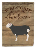 Herwick Sheep Welcome House Flag 28x40 Porch Sleeve Pole Decorative Outside Yard Banner Artwork Wall Hanging, Polyester