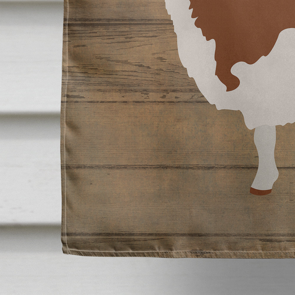 Jacob Sheep Welcome House Flag 28x40 Porch Sleeve Pole Decorative Outside Yard Banner Artwork Wall Hanging, Polyester