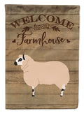 Kerry Hill Sheep Welcome House Flag 28x40 Porch Sleeve Pole Decorative Outside Yard Banner Artwork Wall Hanging, Polyester
