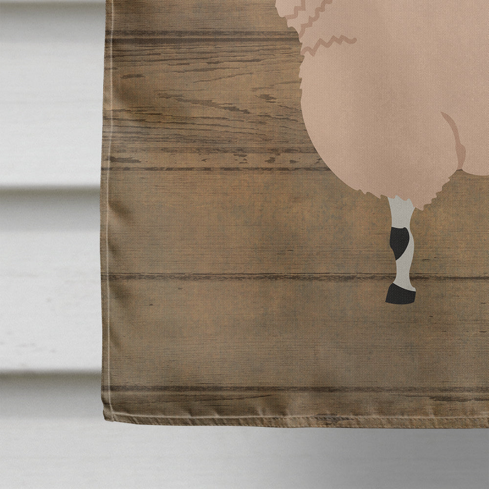 Kerry Hill Sheep Welcome House Flag 28x40 Porch Sleeve Pole Decorative Outside Yard Banner Artwork Wall Hanging, Polyester