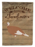 Jersey Buff Turkey Hen Welcome House Flag 28x40 Porch Sleeve Pole Decorative Outside Yard Banner Artwork Wall Hanging, Polyester