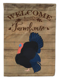Norfolk Black Turkey Welcome House Flag 28x40 Porch Sleeve Pole Decorative Outside Yard Banner Artwork Wall Hanging, Polyester