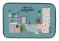Grey Glen of Imal in Bathtub Dish Drying Mat Absorbent Dish Drying Mat Pad for Kitchen Counter Dish Drainer Mat for Countertop, 14 x 21", Multicolor