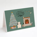 Lowchen Christmas Everyone Greeting Cards Pack of 8 Blank Cards with Envelopes Whimsical A7 Size 5x7
