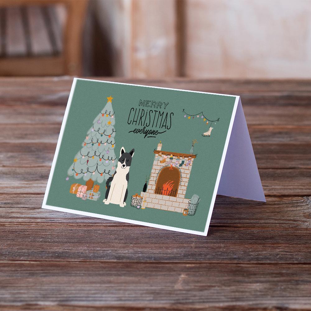 Russo-European Laika Spitz Christmas Everyone Greeting Cards Pack of 8 Blank Cards with Envelopes Whimsical A7 Size 5x7