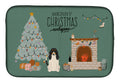 Swiss Hound Christmas Everyone Dish Drying Mat Absorbent Dish Drying Mat Pad for Kitchen Counter Dish Drainer Mat for Countertop, 14 x 21", Multicolor