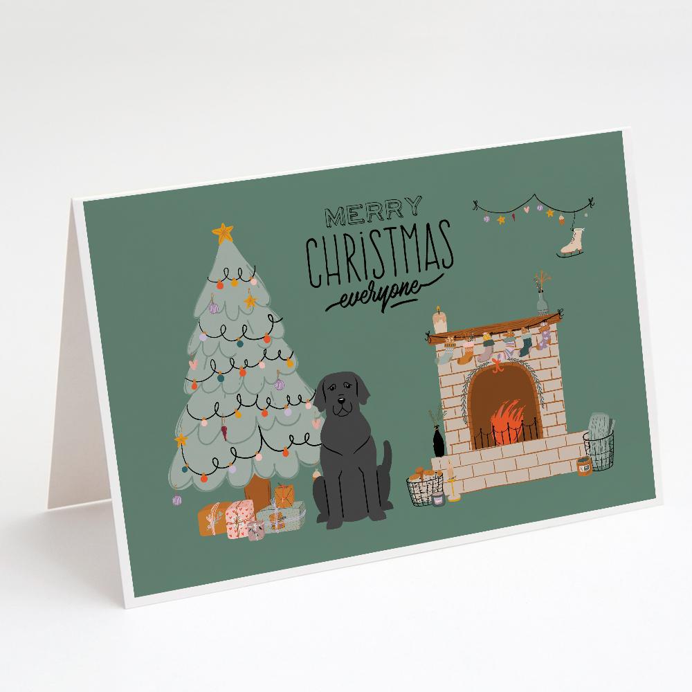 Black Labrador Christmas Everyone Greeting Cards Pack of 8 Blank Cards with Envelopes Whimsical A7 Size 5x7