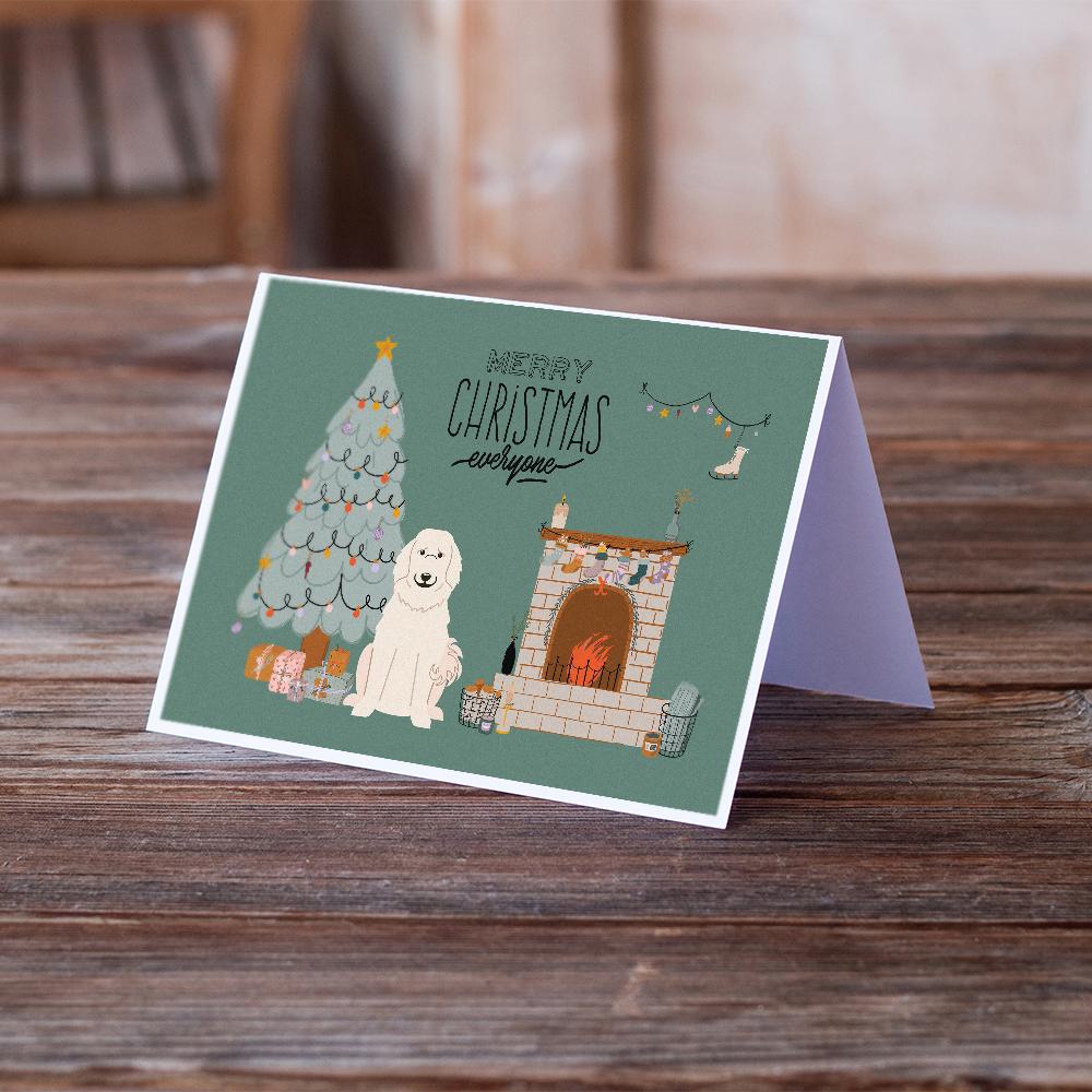 Great Pyrenese Christmas Everyone Greeting Cards Pack of 8 Blank Cards with Envelopes Whimsical A7 Size 5x7