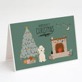Sandy Bedlington Terrier Christmas Everyone Greeting Cards Pack of 8 Blank Cards with Envelopes Whimsical A7 Size 5x7