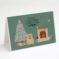 Fawn English Bulldog Christmas Everyone Greeting Cards Pack of 8 Blank Cards with Envelopes Whimsical A7 Size 5x7