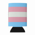 Transgender Pride Can or Bottle Hugger Cooler Sleeve for Standard 12 oz Cans, Insulated Foam Beer & Soda Can Hugger Reusable
