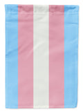 Transgender Pride House Flag 28x40 Porch Sleeve Pole Decorative Outside Yard Banner Artwork Wall Hanging, Polyester