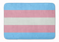 Transgender Pride Memory Foam Kitchen Mat Machine Washable Anti-Fatigue Cushion Comfort Bath or Kitchen Rug