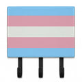 Transgender Pride Leash or Key Holder Wall Hooks, Coat Rack Wall Mount, for Hanging Keys, Towels, Aprons, Leashes