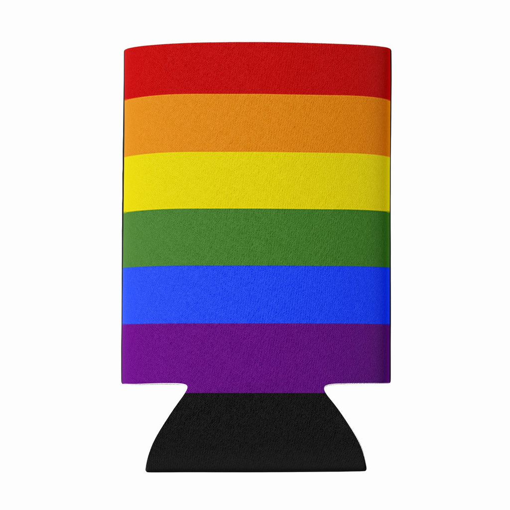 Gay Pride Can or Bottle Hugger Cooler Sleeve for Standard 12 oz Cans, Insulated Foam Beer & Soda Can Hugger Reusable