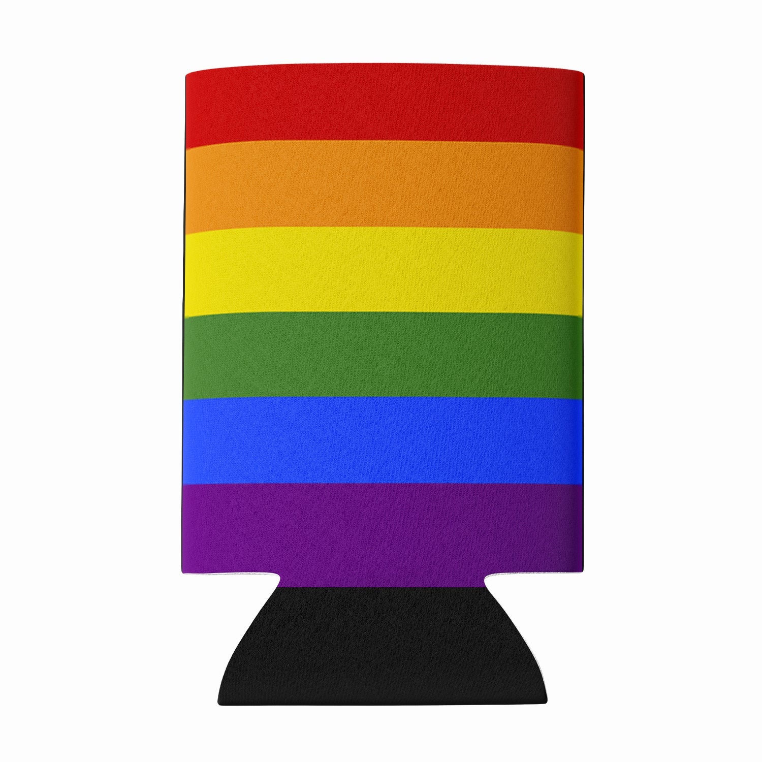 Gay Pride Can or Bottle Hugger Cooler Sleeve for Standard 12 oz Cans, Insulated Foam Beer & Soda Can Hugger Reusable