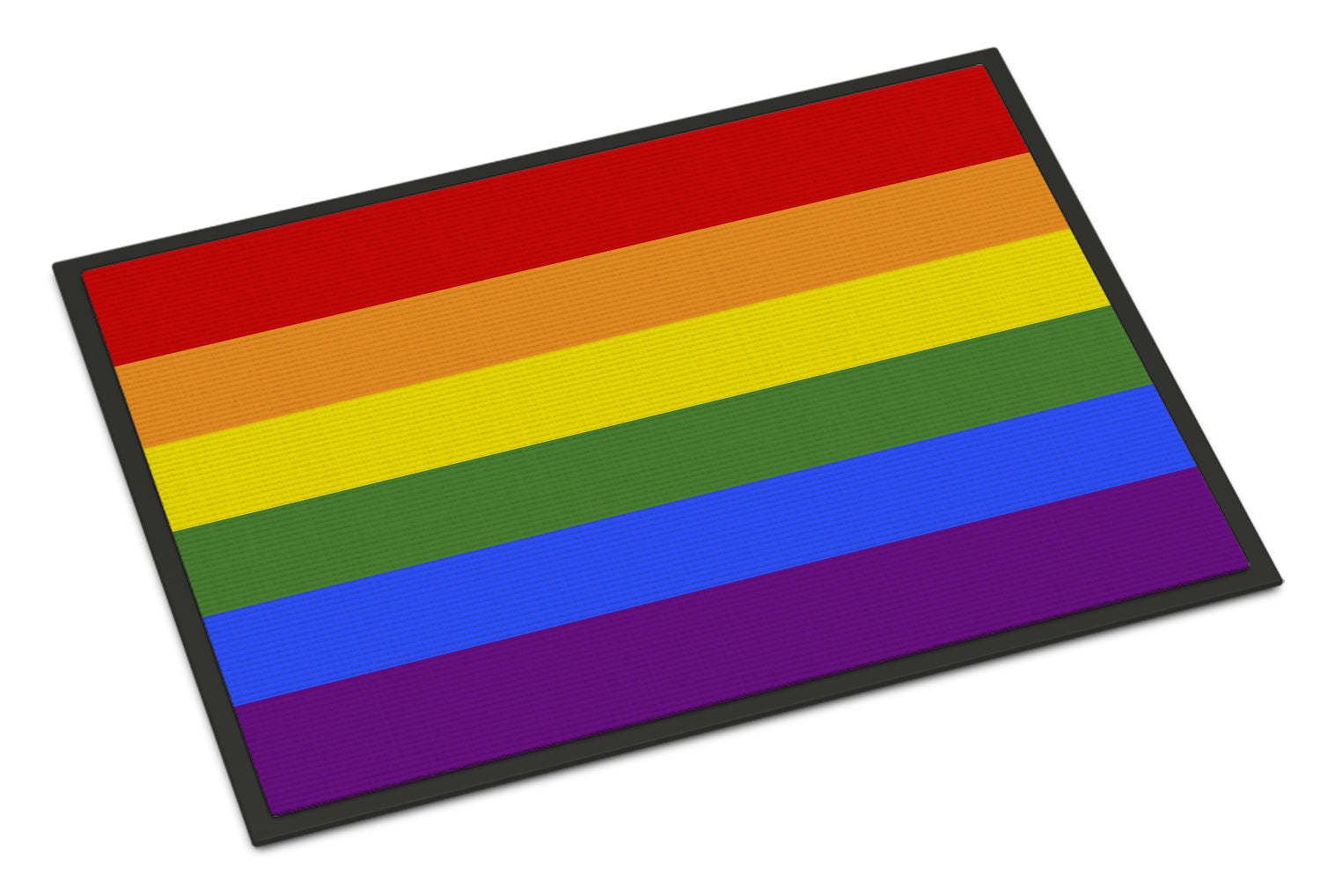 Gay Pride Doormat Indoor Outdoor 18H X 27W Front Door Mat Rugs for Entryway, Non Slip Washable