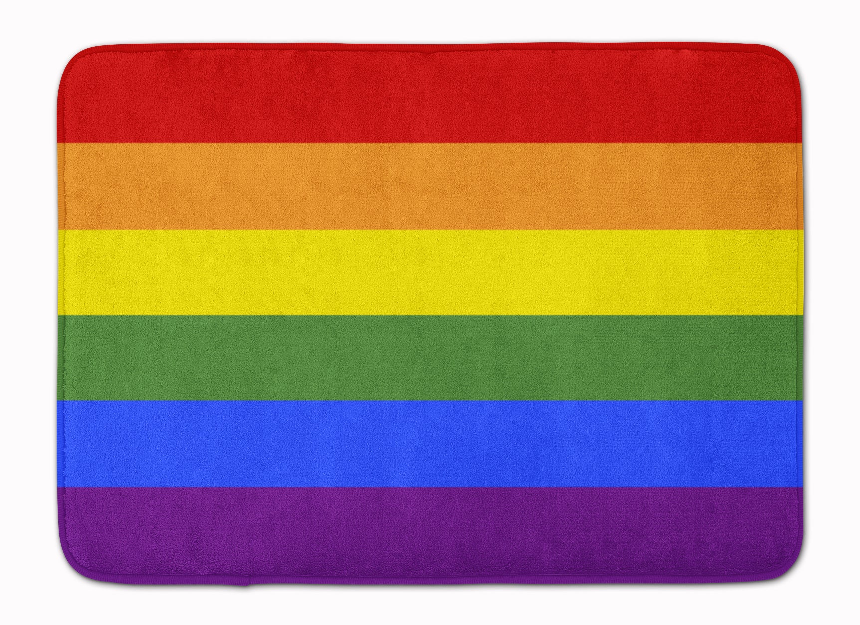 Gay Pride Memory Foam Kitchen Mat Machine Washable Anti-Fatigue Cushion Comfort Bath or Kitchen Rug