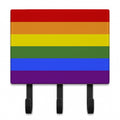 Gay Pride Leash or Key Holder Wall Hooks, Coat Rack Wall Mount, for Hanging Keys, Towels, Aprons, Leashes