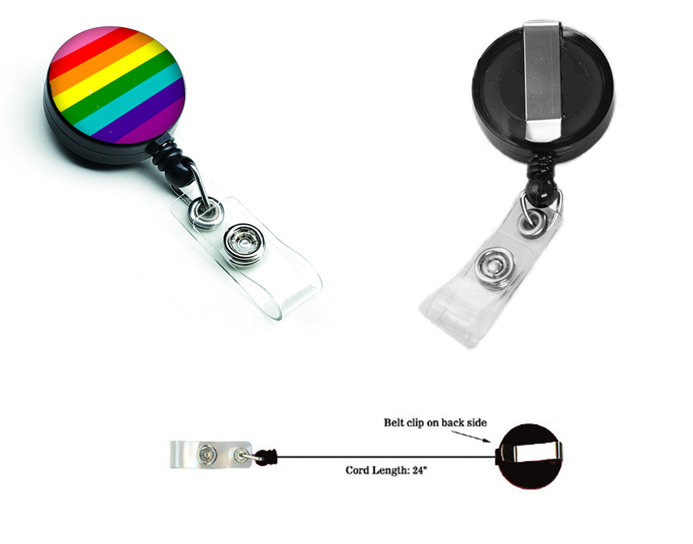 Gay Pride before 1978 Retractable Badge Reel for Nurses ID Badge Holder with Clip Retractable Employee Badge Holder, Belt Clip