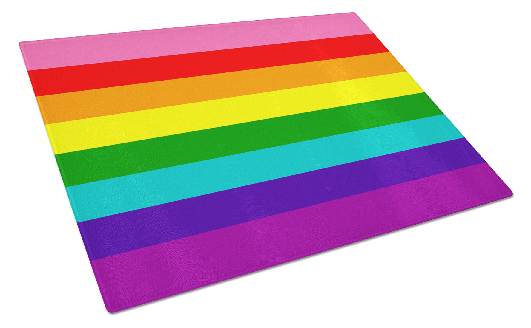 Gay Pride before 1978 Cutting Board Tempered Glass Kitchen Cutting Surface, Heat Resistant Chopping, Non-Slip Feet, Food Prep & Serving