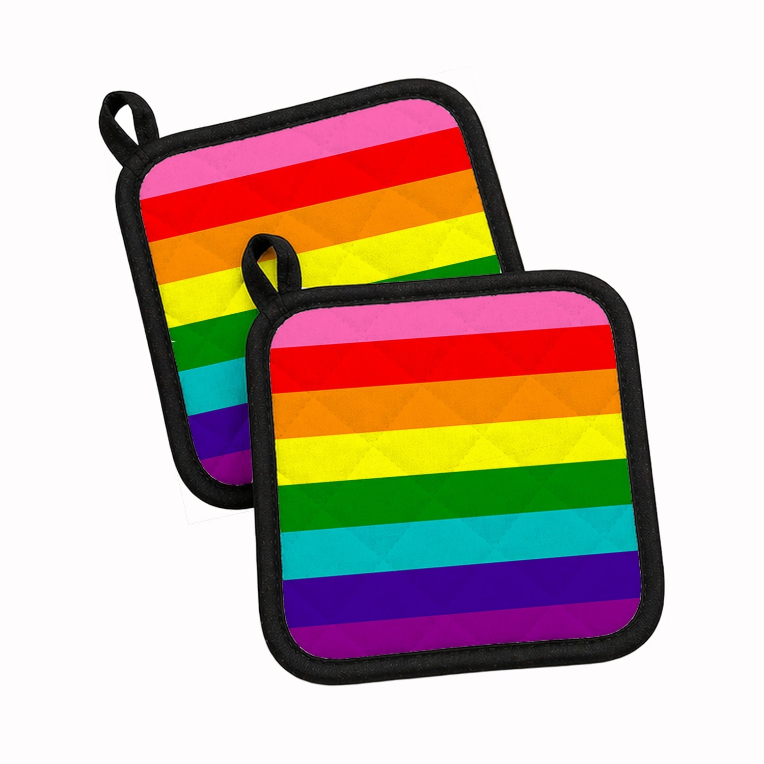 Gay Pride before 1978 Pot Holder Set of 2 Heat Resistant Quilted Hot Pads 7.5 x 7.5 Inch, Insulated Kitchen Trivets for Cooking & Baking