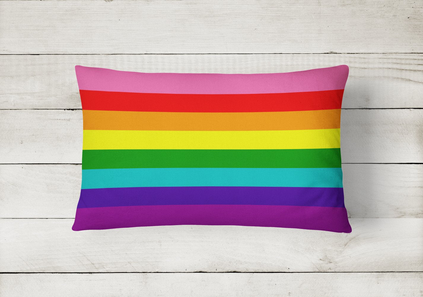 Gay Pride before 1978 Decorative Throw Pillow 12x16 Indoor Outdoor Accent Cushion, Fabric Cover with Insert for Sofa, Bed, Porch & Living Room