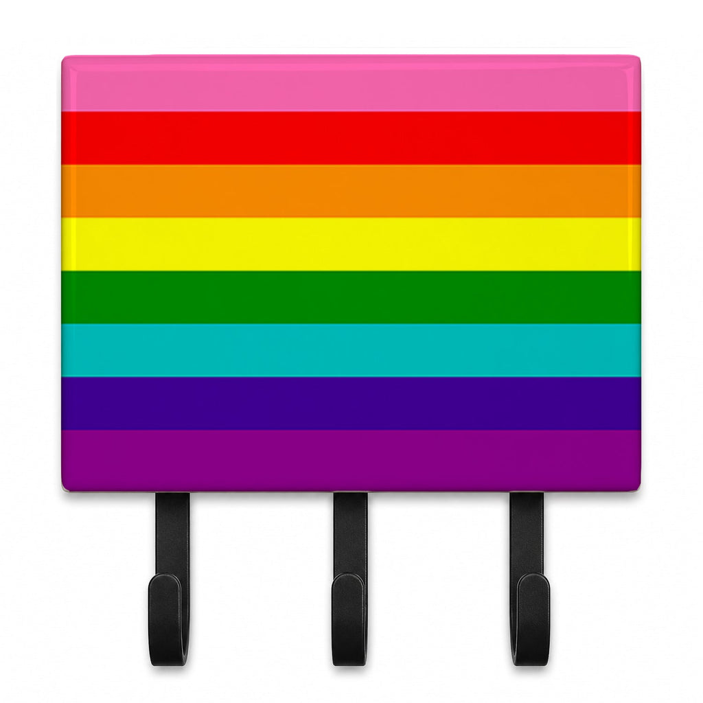 Gay Pride before 1978 Leash or Key Holder Wall Hooks, Coat Rack Wall Mount, for Hanging Keys, Towels, Aprons, Leashes