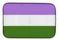 Genderqueer Pride Dish Drying Mat Absorbent Dish Drying Mat Pad for Kitchen Counter Dish Drainer Mat for Countertop, 14 x 21", Multicolor
