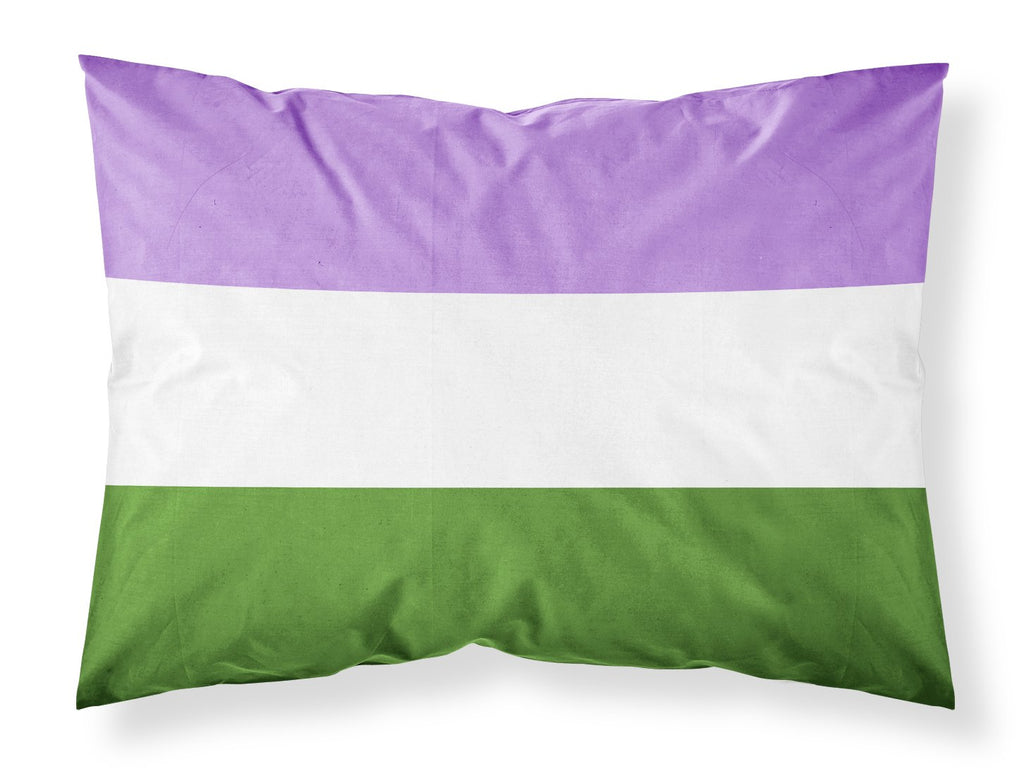 Genderqueer Pride Standard Pillowcase Lightweight Super Soft Easy Care Decorative Artwork Pillowcase, Standard