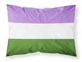 Genderqueer Pride Standard Pillowcase Lightweight Super Soft Easy Care Decorative Artwork Pillowcase, Standard