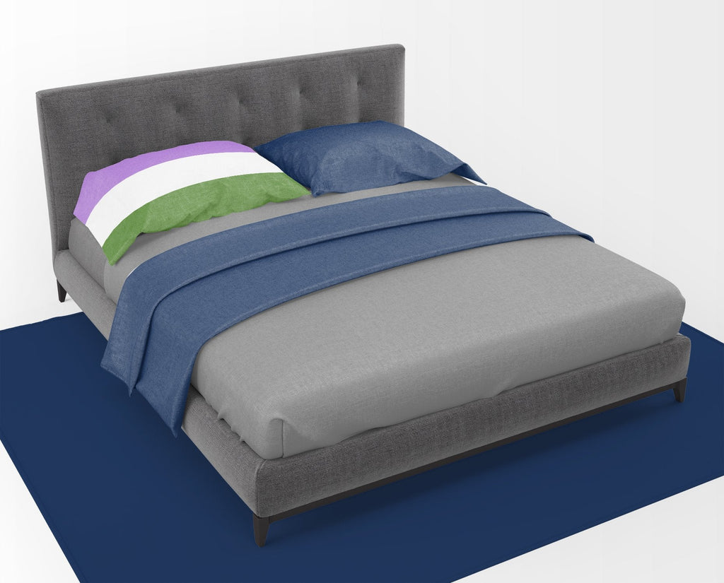 Genderqueer Pride Standard Pillowcase Lightweight Super Soft Easy Care Decorative Artwork Pillowcase, Standard