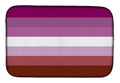 Lesbian Pride Dish Drying Mat Absorbent Dish Drying Mat Pad for Kitchen Counter Dish Drainer Mat for Countertop, 14 x 21", Multicolor