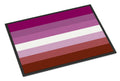 Lesbian Pride Doormat Indoor Outdoor 18H X 27W Front Door Mat Rugs for Entryway, Non Slip Washable