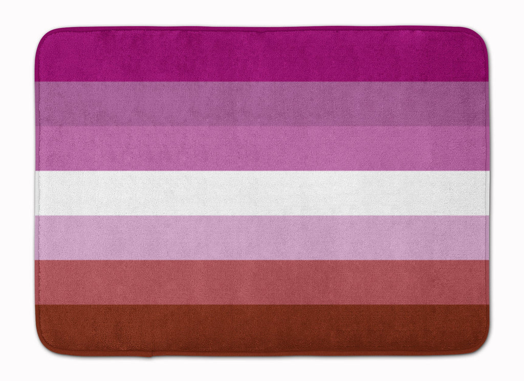 Lesbian Pride Memory Foam Kitchen Mat Machine Washable Anti-Fatigue Cushion Comfort Bath or Kitchen Rug