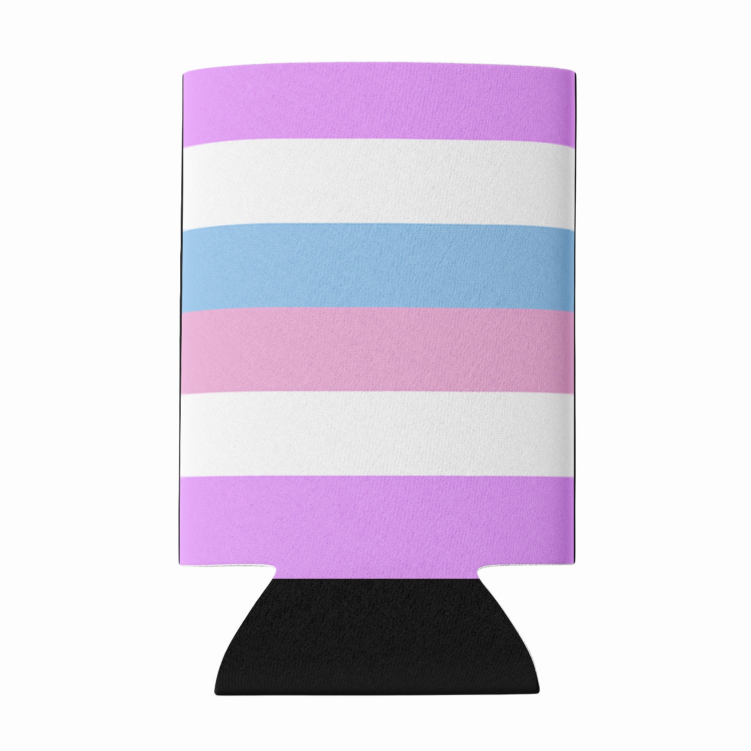 Bigender Pride Can or Bottle Hugger Cooler Sleeve for Standard 12 oz Cans, Insulated Foam Beer & Soda Can Hugger Reusable