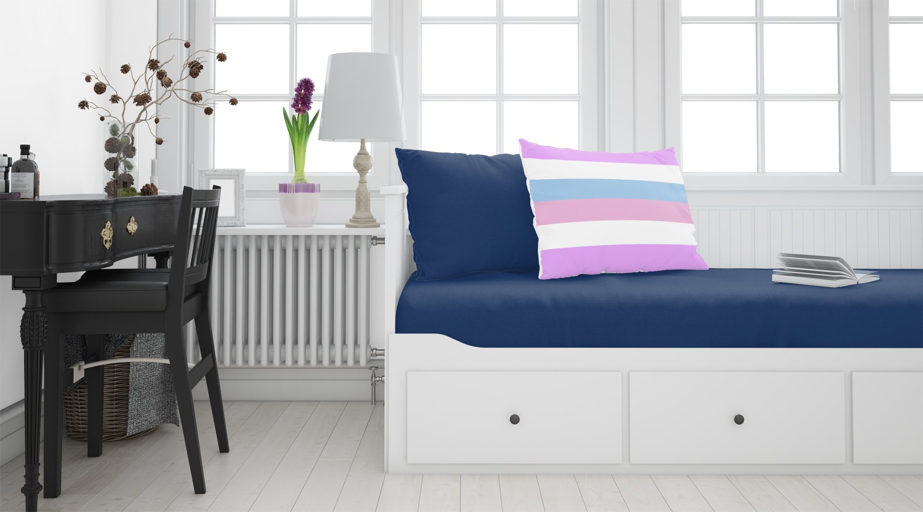 Bigender Pride Standard Pillowcase Lightweight Super Soft Easy Care Decorative Artwork Pillowcase, Standard