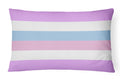 Bigender Pride Decorative Throw Pillow 12x16 Indoor Outdoor Accent Cushion, Fabric Cover with Insert for Sofa, Bed, Porch & Living Room
