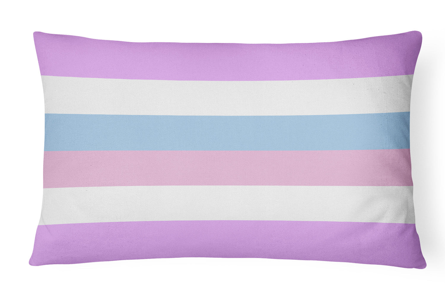 Bigender Pride Decorative Throw Pillow 12x16 Indoor Outdoor Accent Cushion, Fabric Cover with Insert for Sofa, Bed, Porch & Living Room