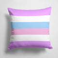 Bigender Pride Decorative Throw Pillow 14x14 Indoor Outdoor Accent Cushion, Fabric Cover with Insert for Sofa, Bed, Porch & Living Room