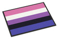 Genderfluid Pride Doormat Indoor Outdoor 18H X 27W Front Door Mat Rugs for Entryway, Non Slip Washable
