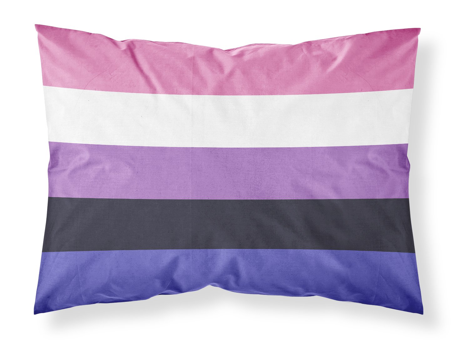 Genderfluid Pride Standard Pillowcase Lightweight Super Soft Easy Care Decorative Artwork Pillowcase, Standard