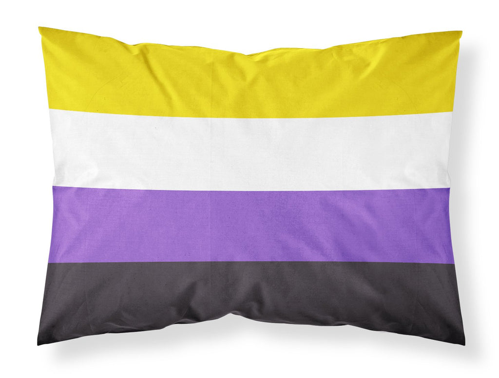 Nonbinary Pride Standard Pillowcase Lightweight Super Soft Easy Care Decorative Artwork Pillowcase, Standard