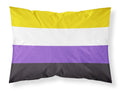 Nonbinary Pride Standard Pillowcase Lightweight Super Soft Easy Care Decorative Artwork Pillowcase, Standard