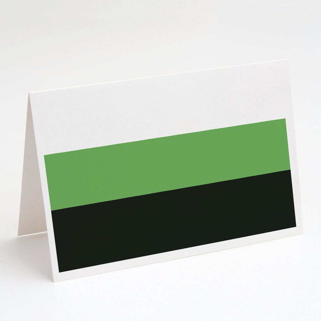 Neutrois Pride Greeting Cards Pack of 8 Blank Cards with Envelopes Whimsical A7 Size 5x7
